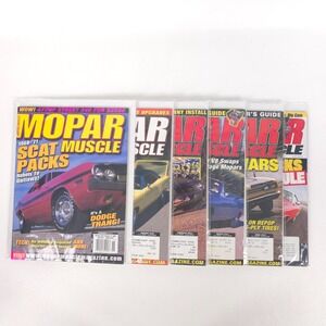 6 MOPAR MUSCLE Magazine Issues 2002–2010 Scat Packs HEMI Tech PT Cruiser Hot Rod